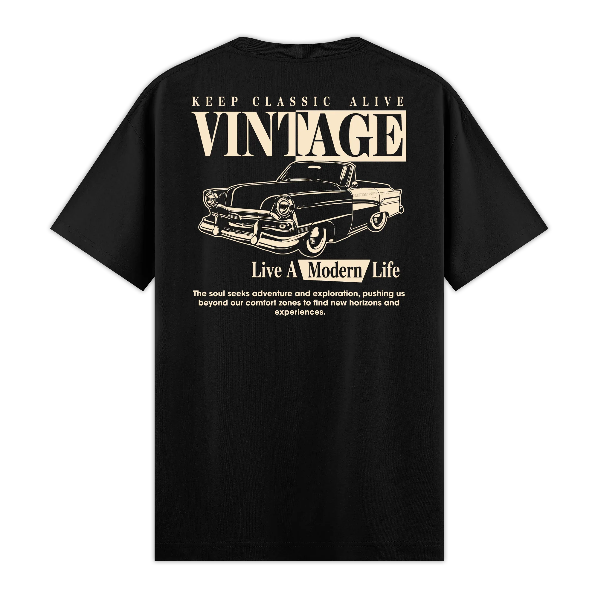 Vintage - Regular Fit Kalıp T-shirt