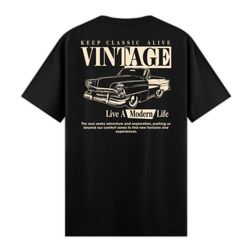 Vintage - Regular Fit Kalıp T-shirt