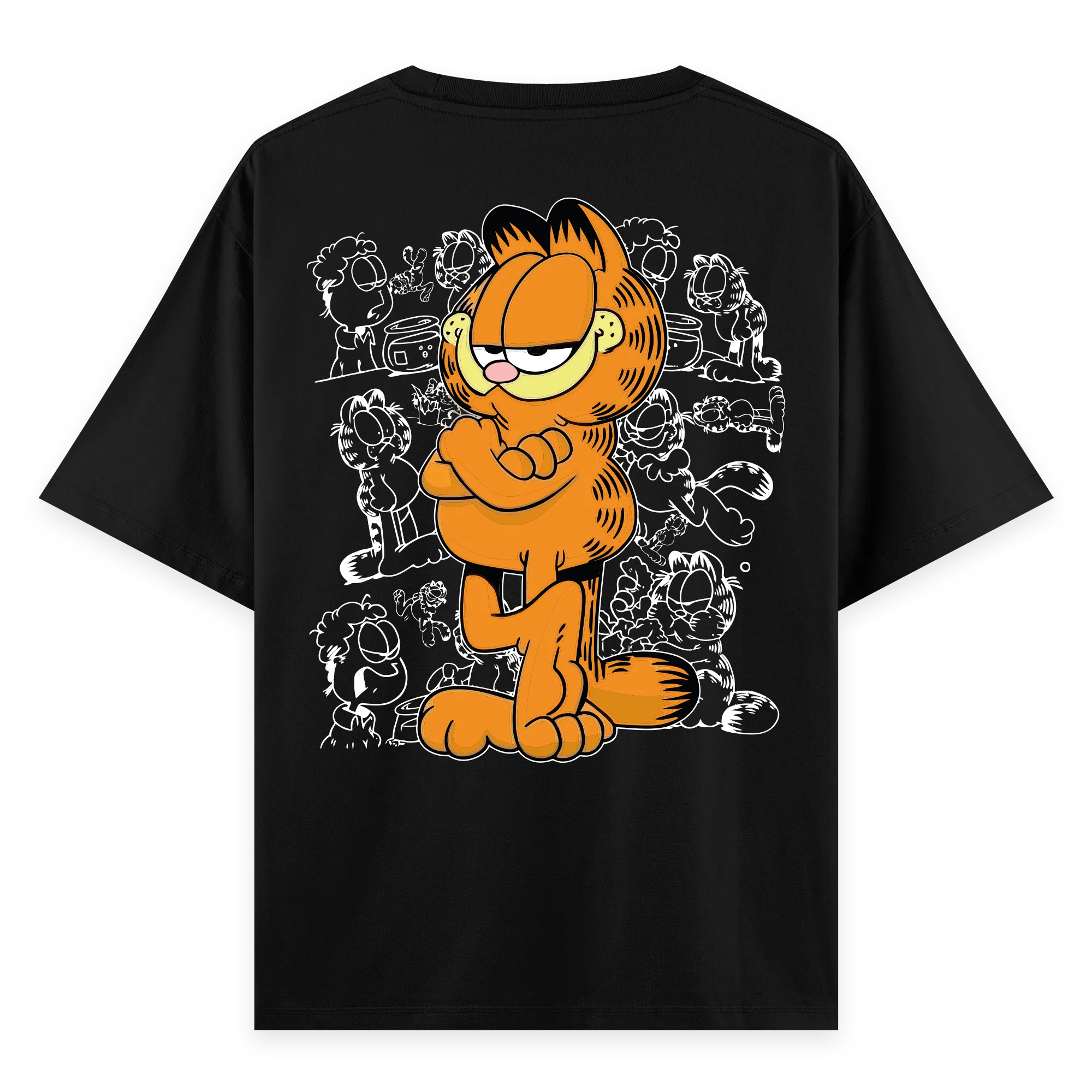 Garfield - Oversize Bol Kalıp T-shirt