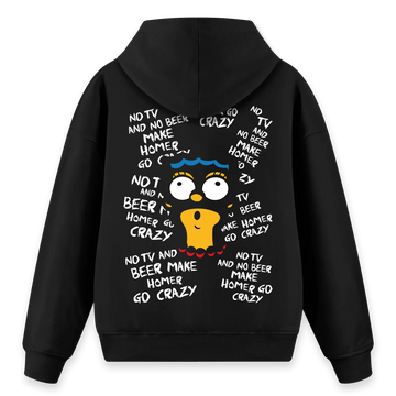 Crazy Homer - Regular Fit Kalıp Hoodie