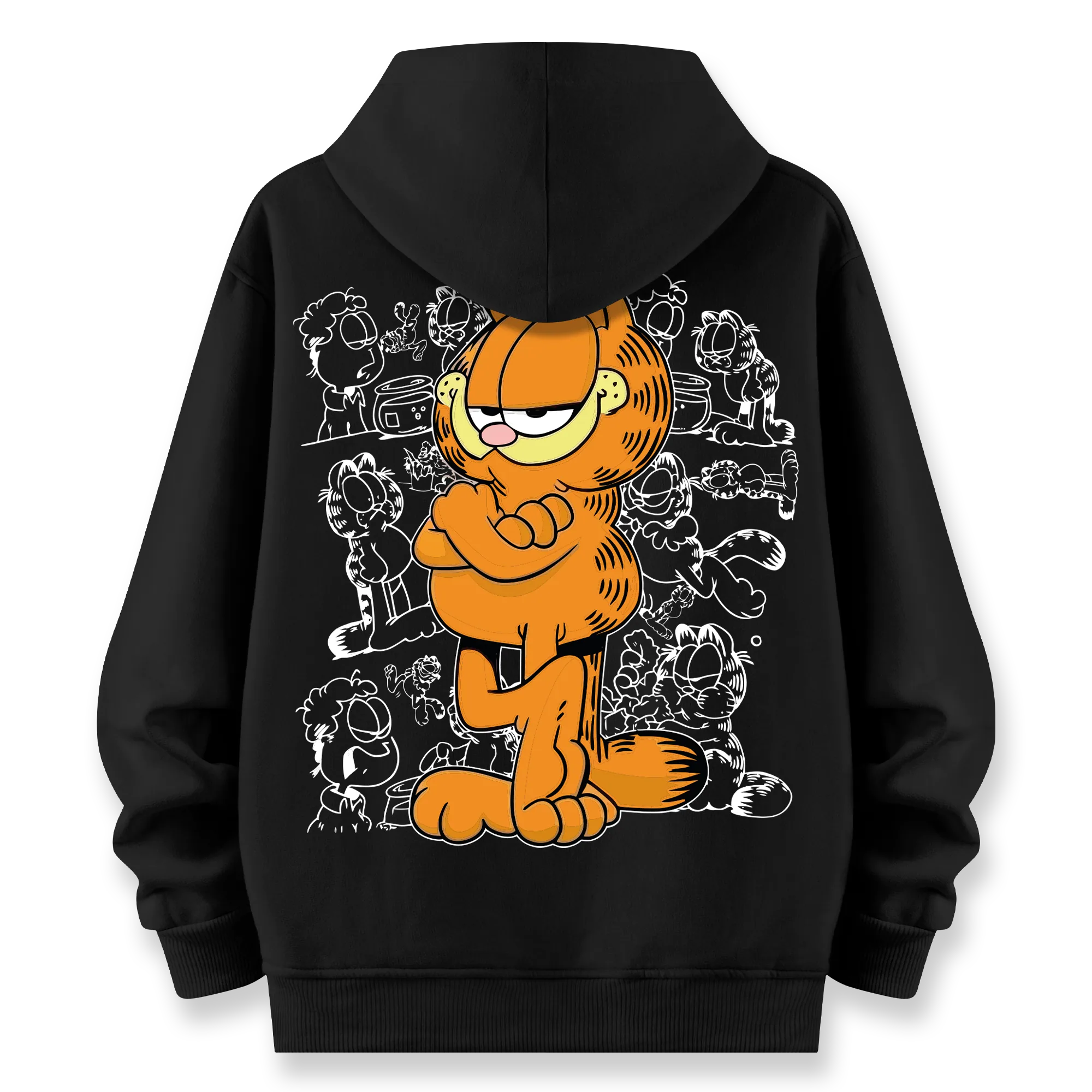 Garfield - Oversize Bol Kalıp Hoodie