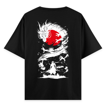 Rising Dragon - Oversize Bol Kalıp T-shirt