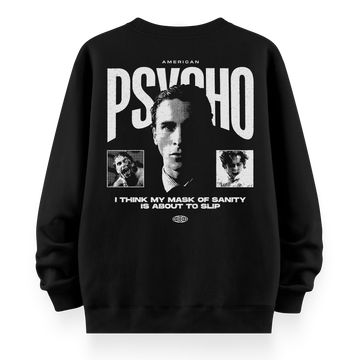 American Pyscho - Oversize Bol Kalıp Sweatshirt
