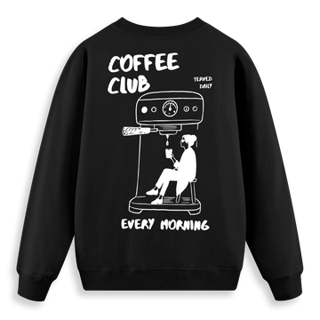 Coffee Club - Regular Fit Kalıp Sweatshirt