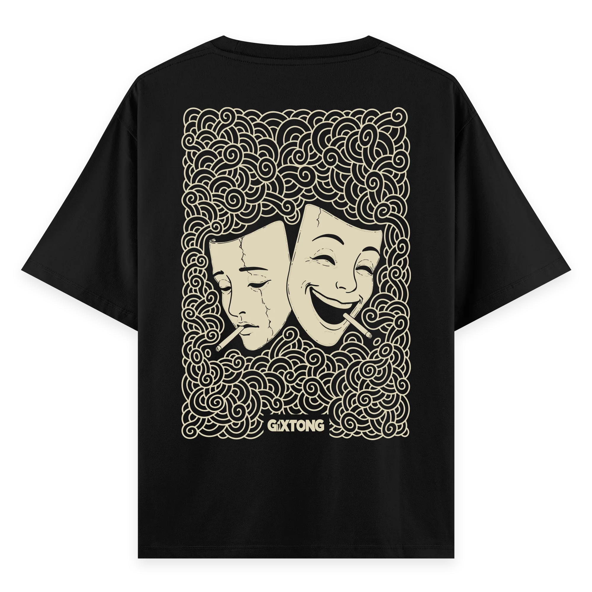 Mask II - Oversize Bol Kalıp T-shirt