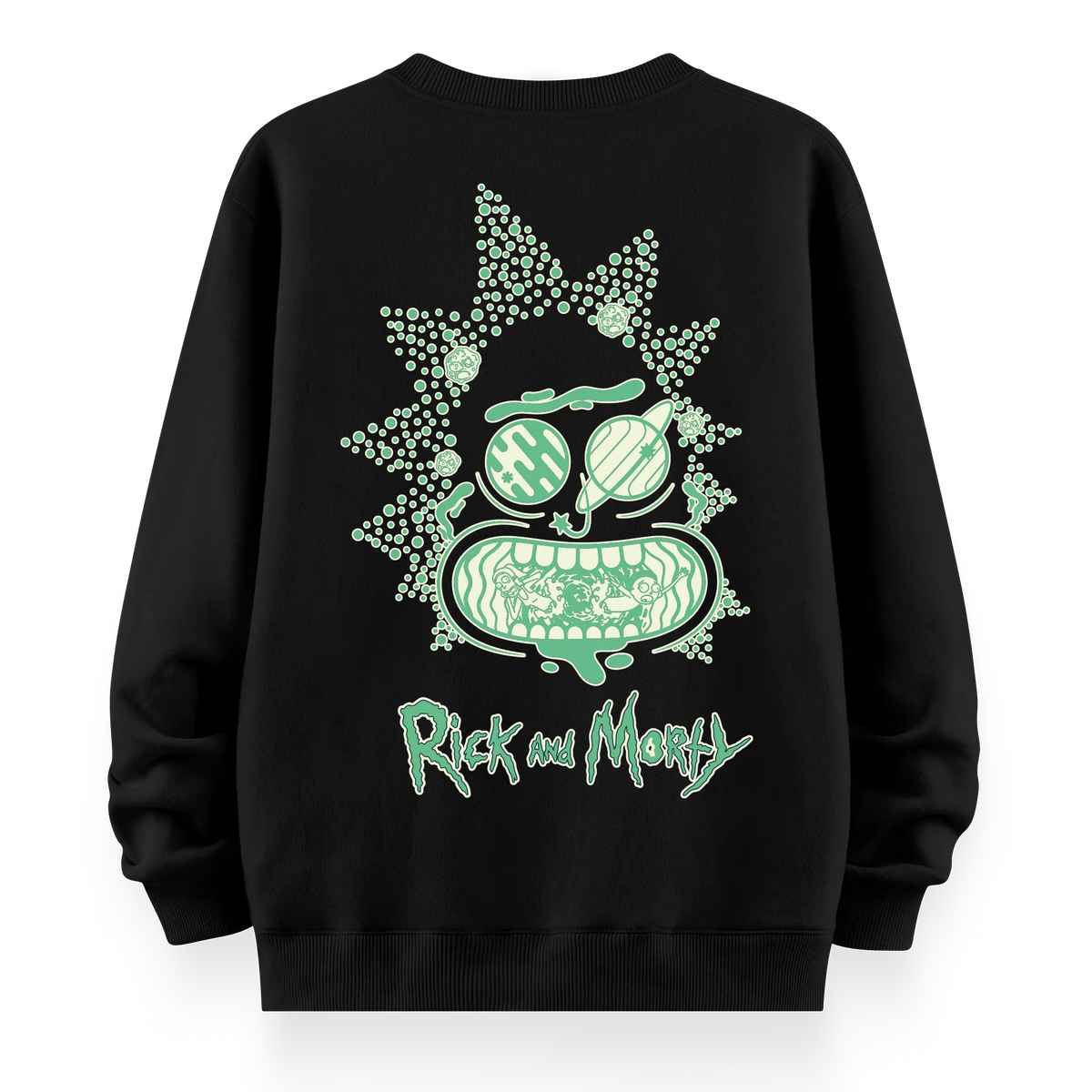 Toxic Rick - Oversize Bol Kalıp Sweatshirt