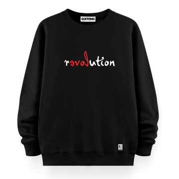 Revolution - Oversize Bol Kalıp Sweatshirt