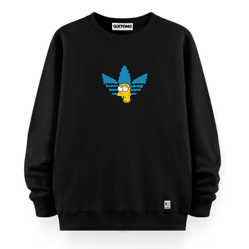 Blue Marge - Oversize Bol Kalıp Sweatshirt