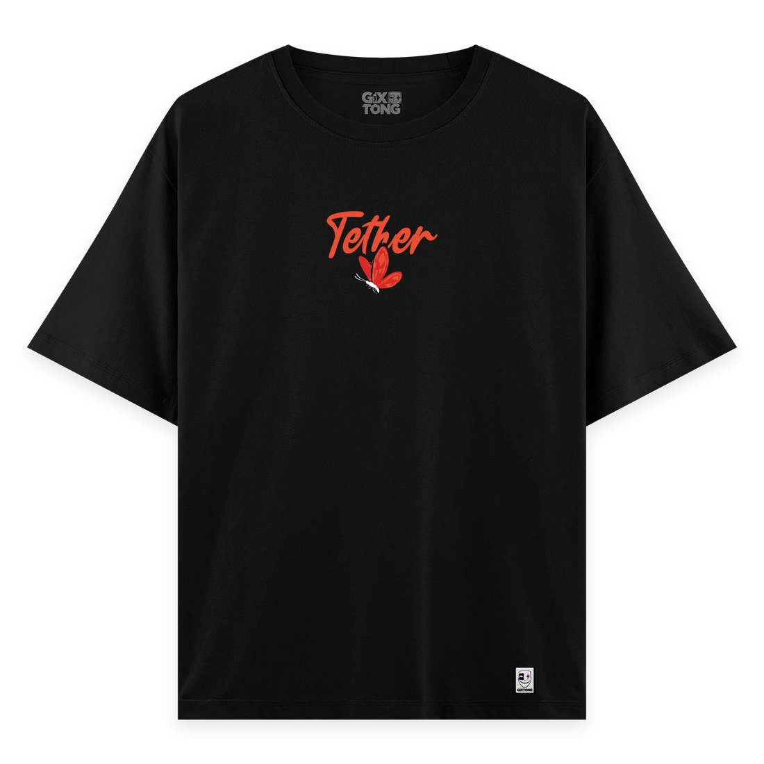 Tether - Oversize Bol Kalıp T-shirt