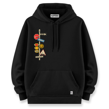 One Way - Oversize Bol Kalıp Hoodie