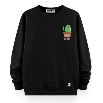 Catcus - Oversize Bol Kalıp Sweatshirt