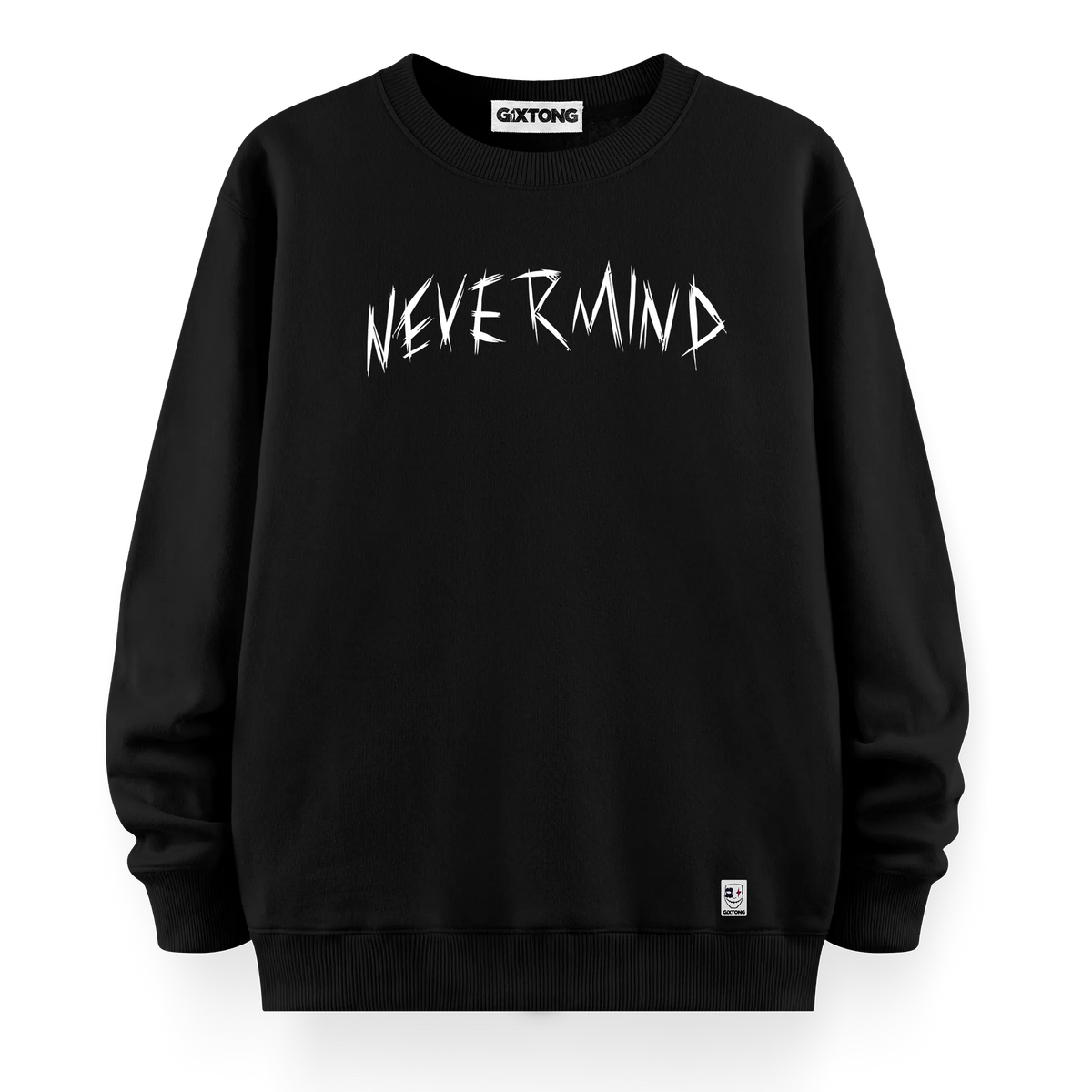 Nevermind - Oversize Bol Kalıp Sweatshirt