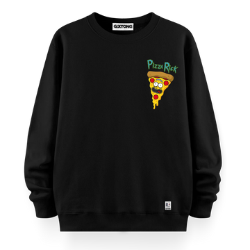 Pizza Rick - Oversize Bol Kalıp Sweatshirt