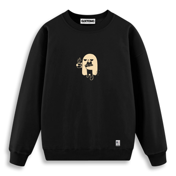 Ghost Cat - Regular Fit Kalıp Sweatshirt