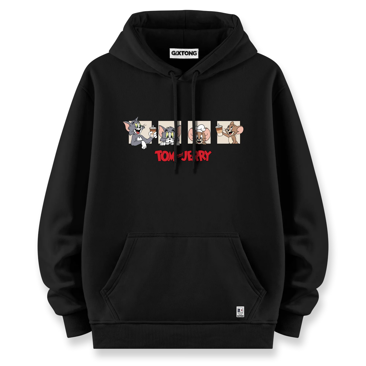Tom And Jerry - Oversize Bol Kalıp Hoodie