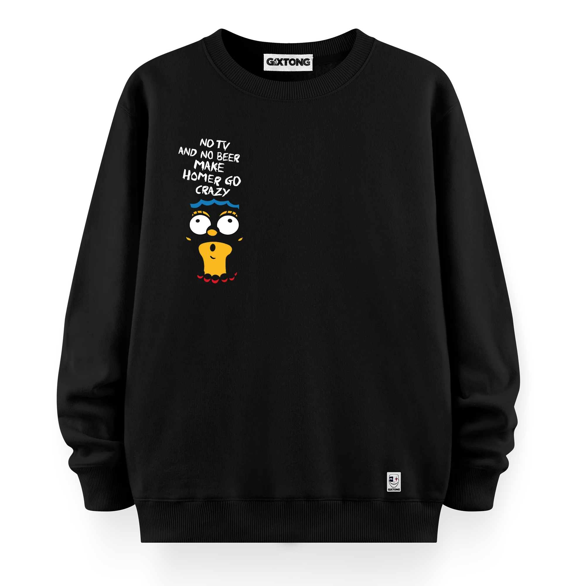 Crazy Homer - Oversize Bol Kalıp Sweatshirt