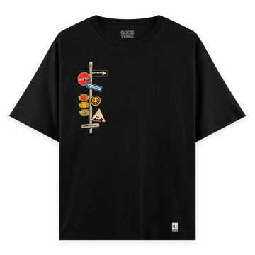 One Way - Oversize Bol Kalıp T-shirt