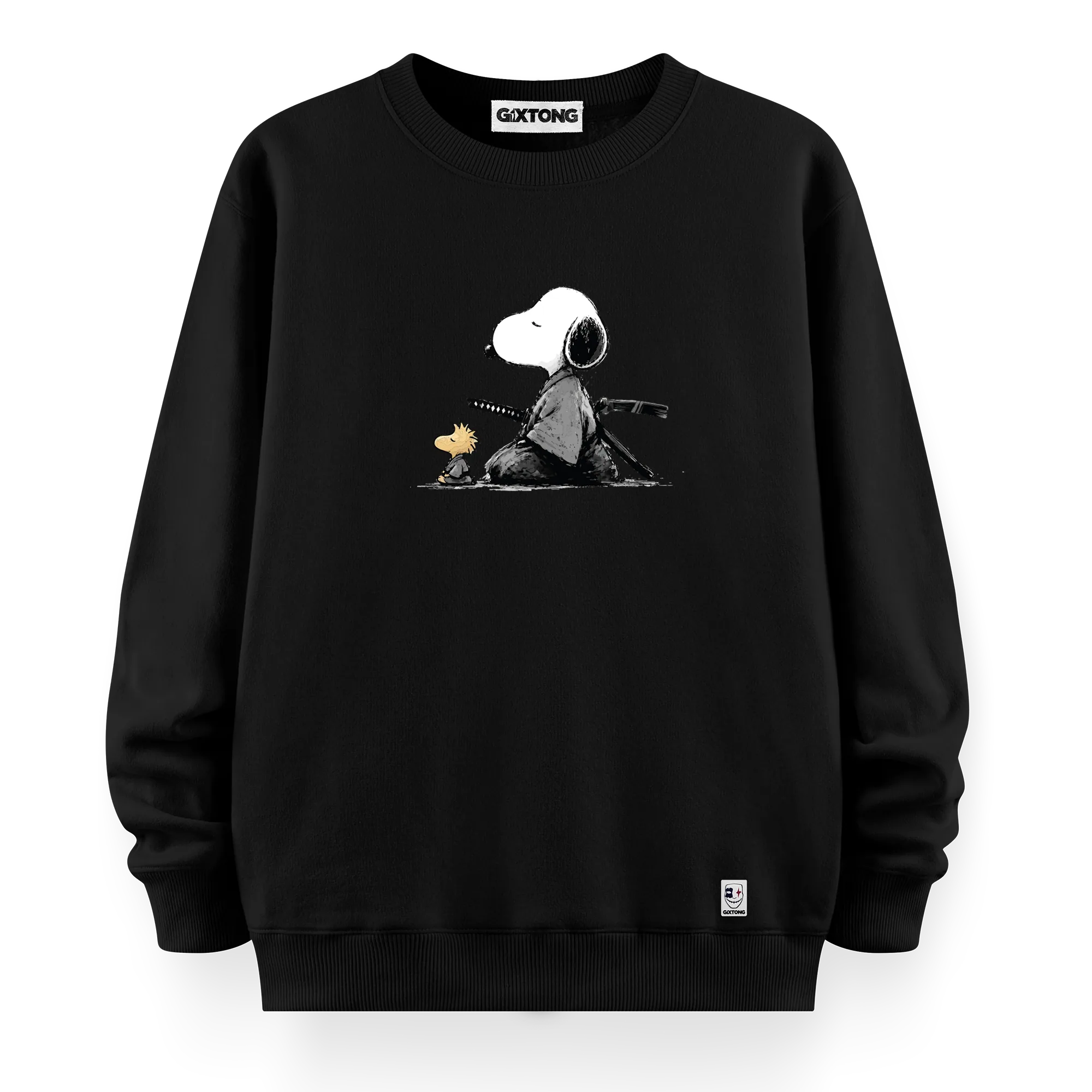 Samurai Snoopy - Oversize Bol Kalıp Sweatshirt