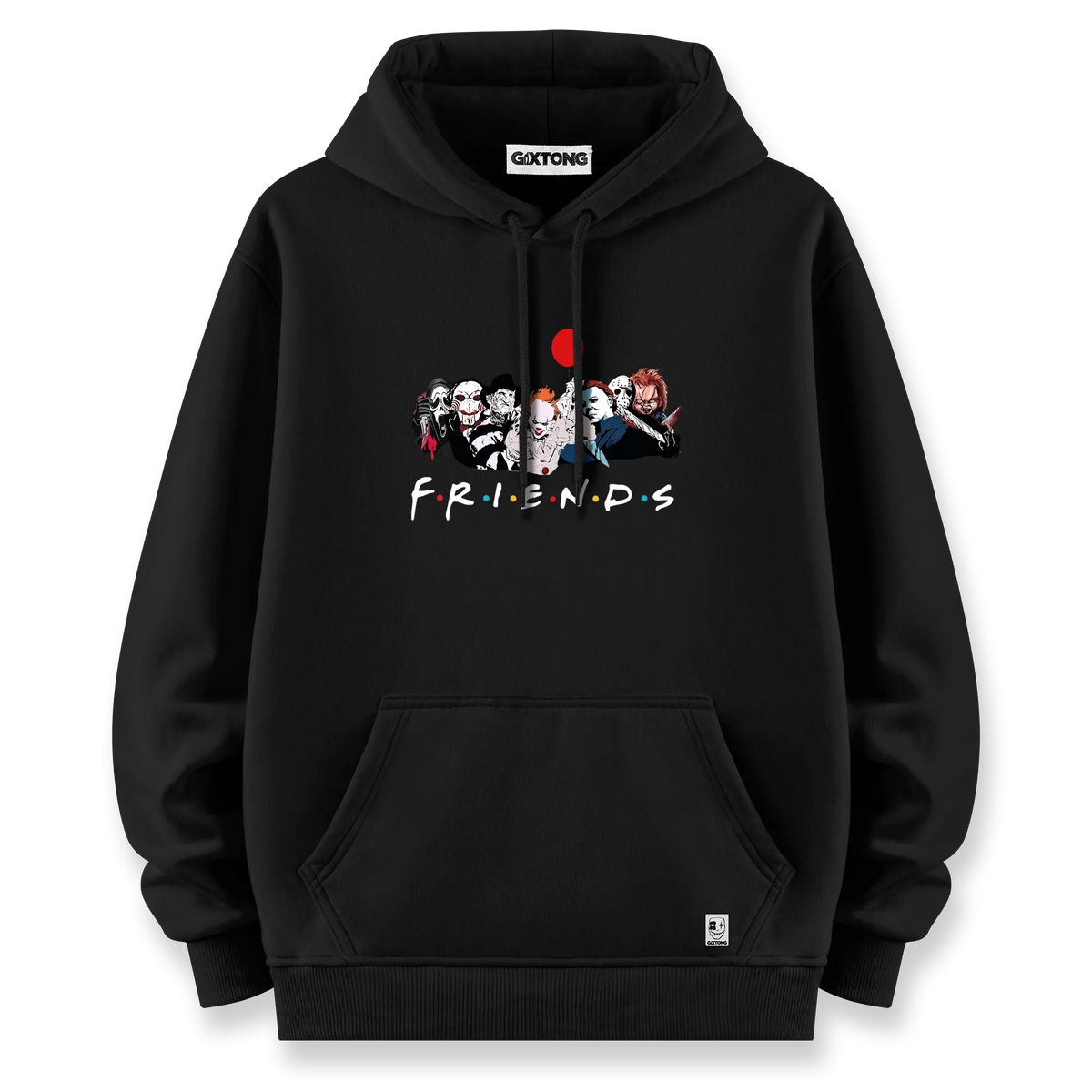 Dark Friends - Oversize Bol Kalıp Hoodie