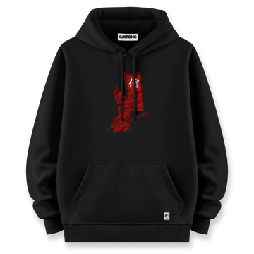 Red Samurai - Oversize Bol Kalıp Hoodie
