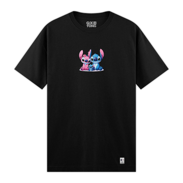 Stitch Family - Regular Fit Kalıp T-shirt