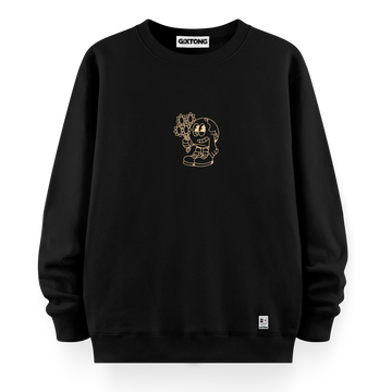 Smile - Oversize Bol Kalıp Sweatshirt