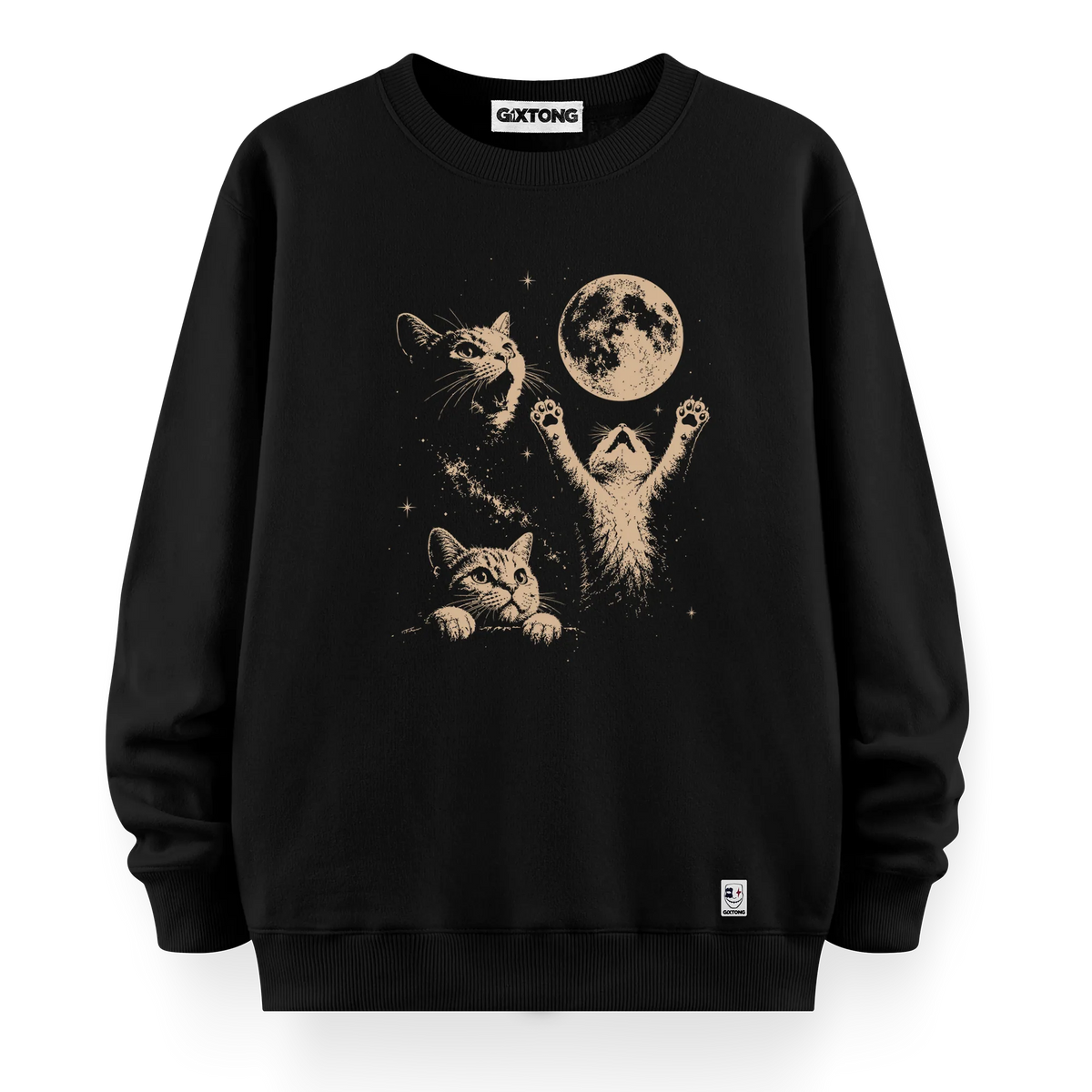 Catlight - Oversize Bol Kalıp Sweatshirt