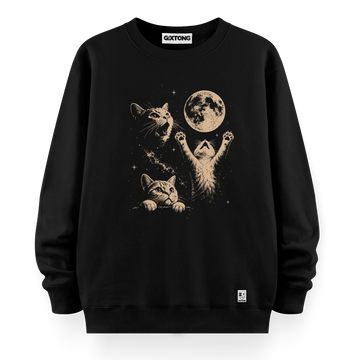 Catlight - Oversize Bol Kalıp Sweatshirt