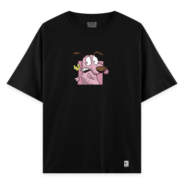 Cowardly - Oversize Bol Kalıp T-shirt