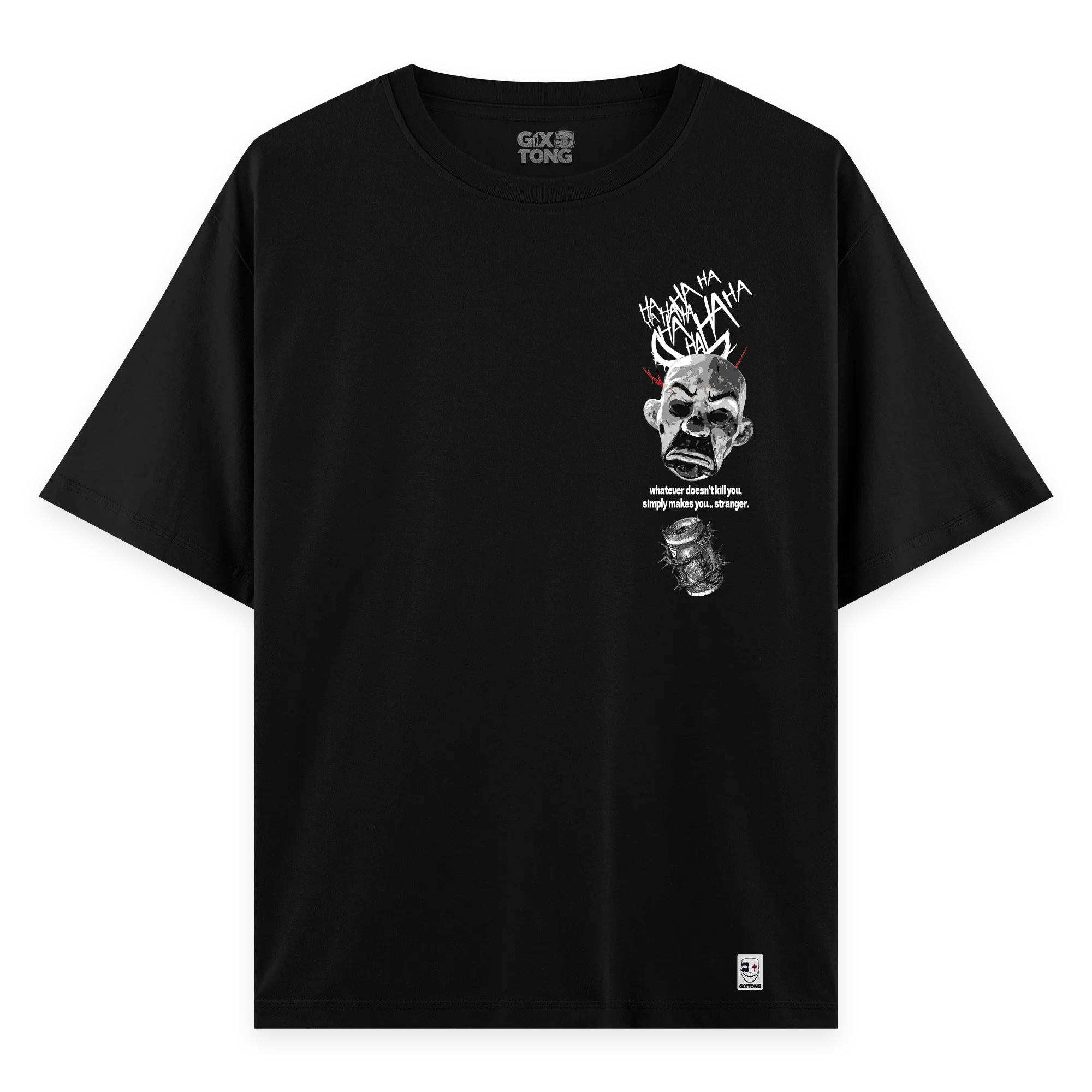 Dark Mask - Oversize Bol Kalıp T-shirt