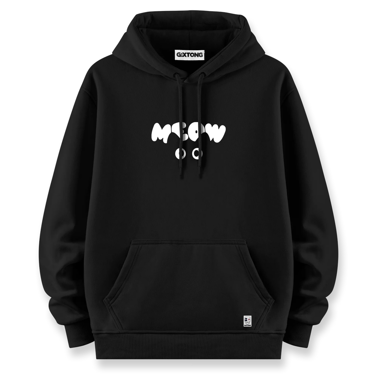 Meow - Oversize Bol Kalıp Hoodie