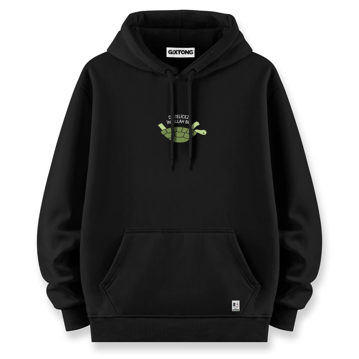 Düzelicez İnşallah - Oversize Bol Kalıp Hoodie