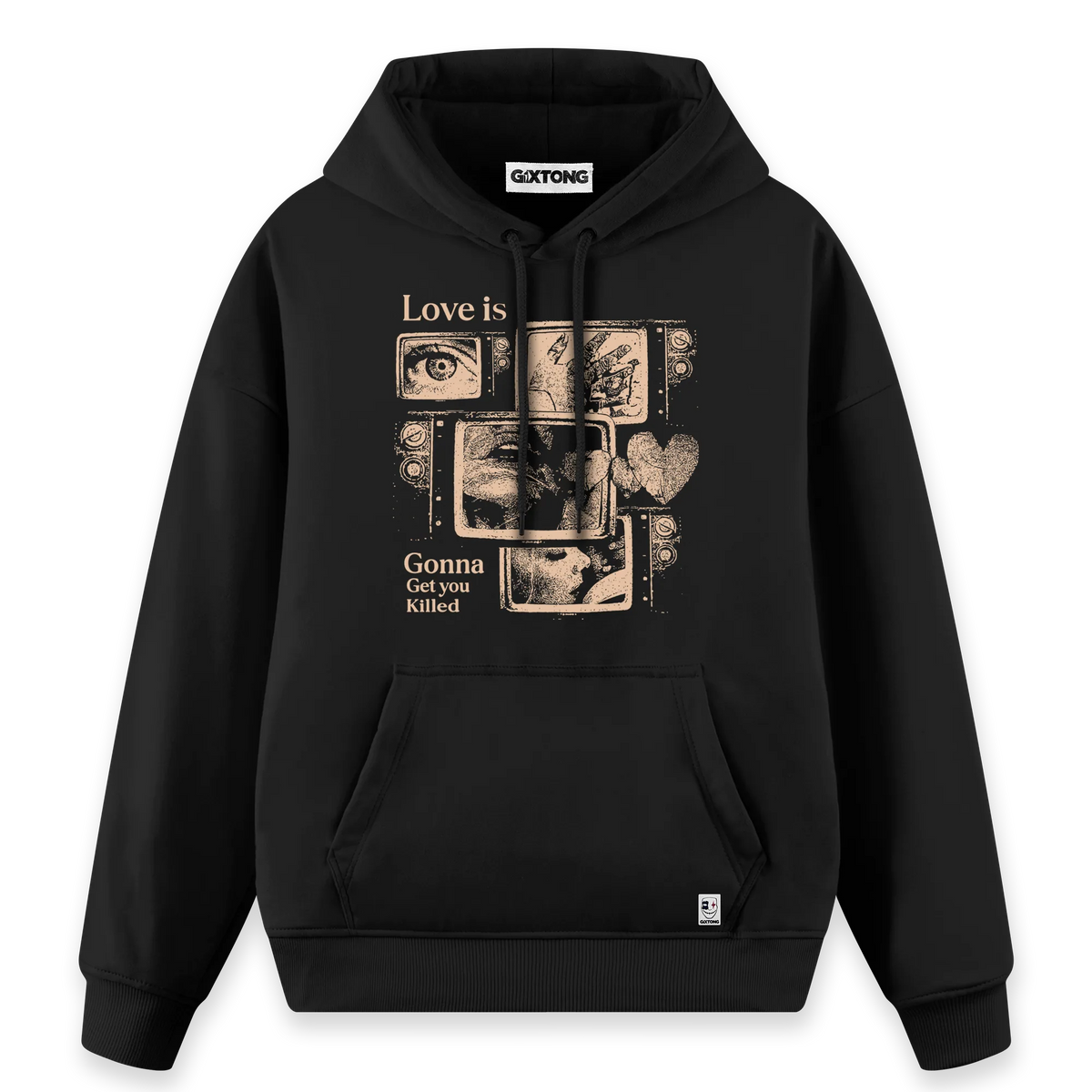 Love Is - Regular Fit Kalıp Hoodie