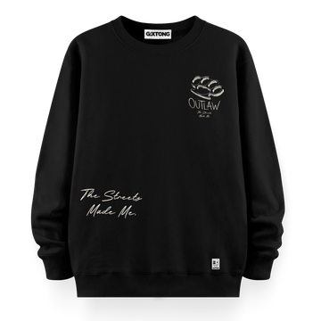 Outlaw - Oversize Bol Kalıp Sweatshirt