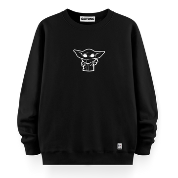 Baby Yoda - Oversize Bol Kalıp Sweatshirt