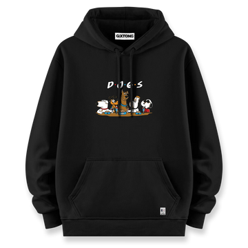 Dogs - Oversize Bol Kalıp Hoodie