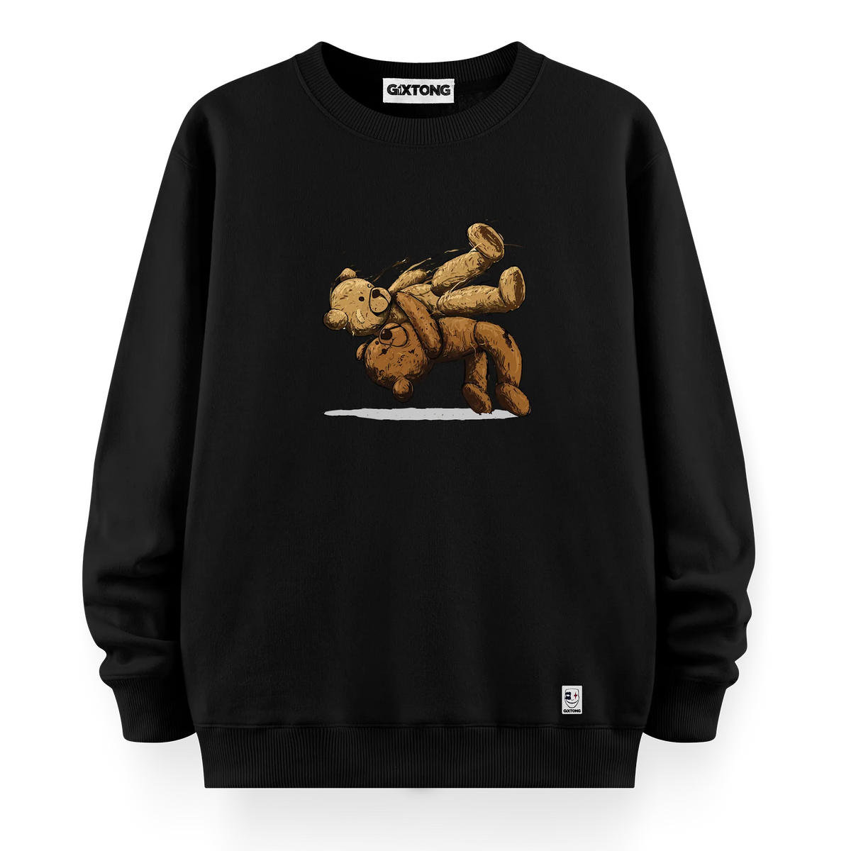 Fight Bear - Oversize Bol Kalıp Sweatshirt