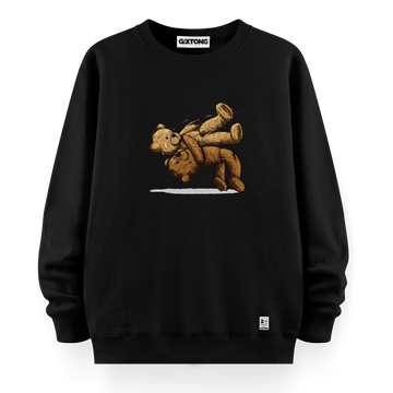 Fight Bear - Oversize Bol Kalıp Sweatshirt