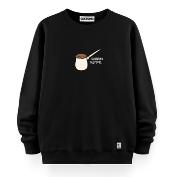 Sabrım Taşıyor - Oversize Bol Kalıp Sweatshirt