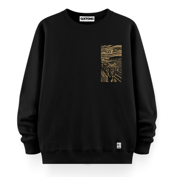 Scream - Oversize Bol Kalıp Sweatshirt