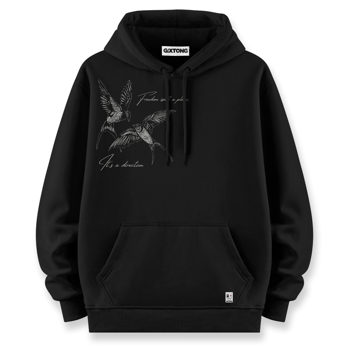 Birds - Oversize Bol Kalıp Hoodie