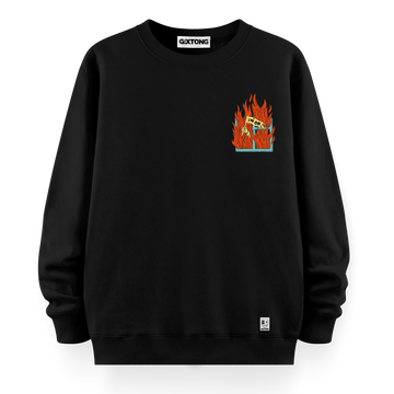 I'm Ok - Oversize Bol Kalıp Sweatshirt