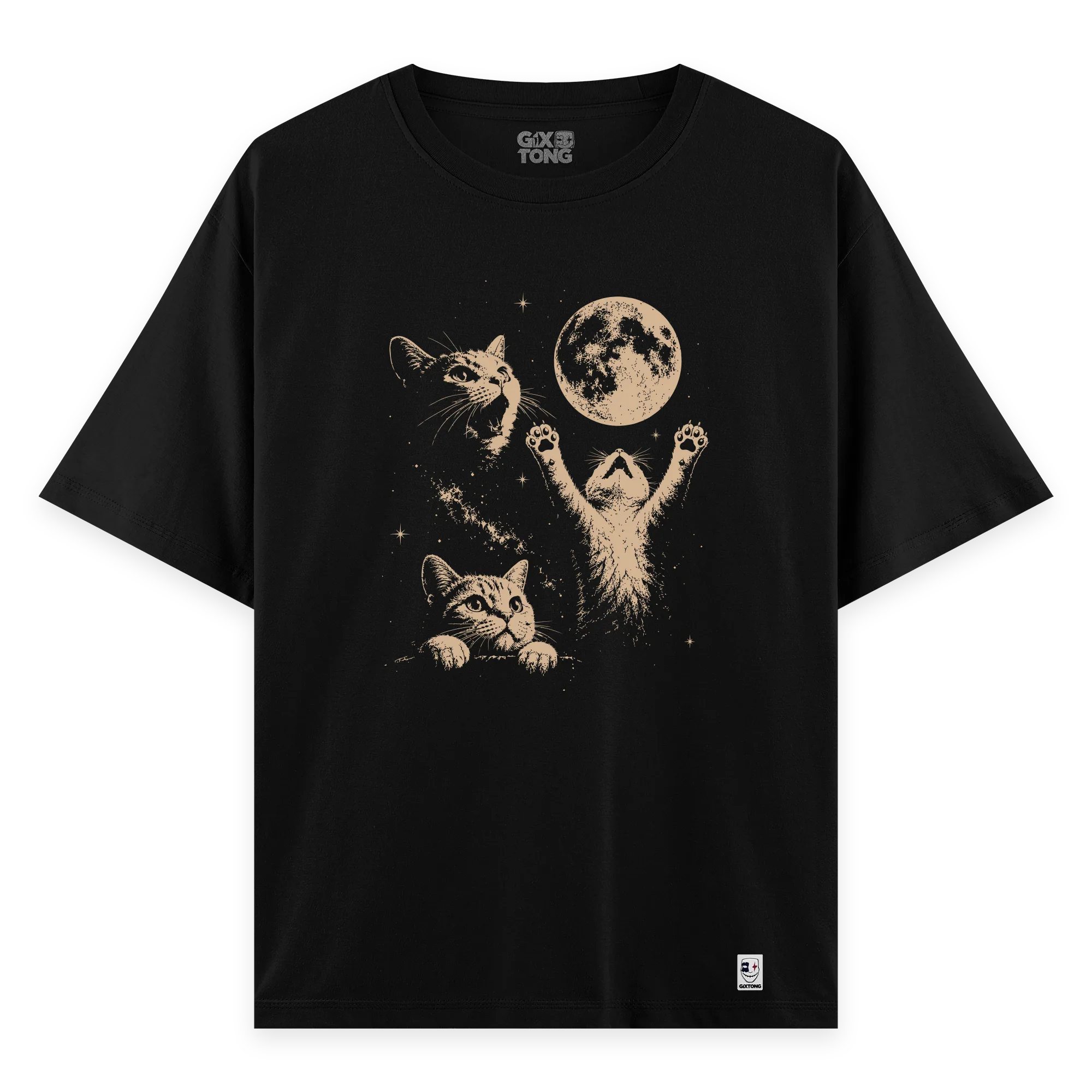 Catlight - Oversize Bol Kalıp T-shirt