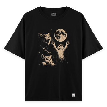 Catlight - Oversize Bol Kalıp T-shirt