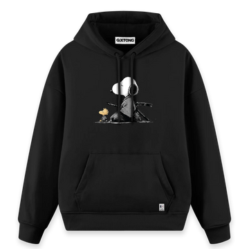 Samurai Snoopy - Regular Fit Kalıp Hoodie