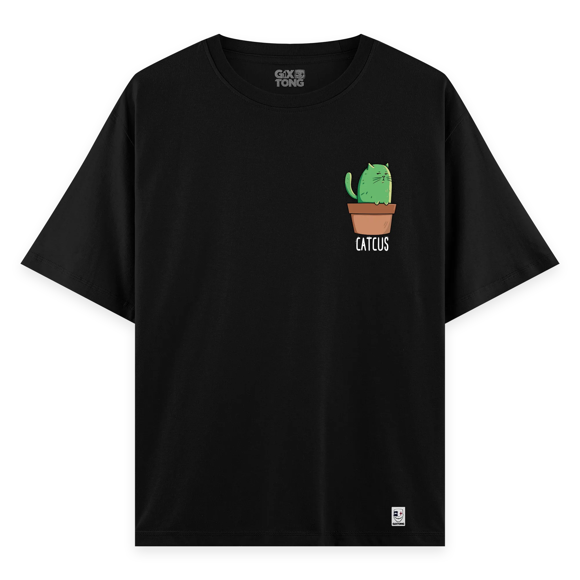 Catcus - Oversize Bol Kalıp T-shirt