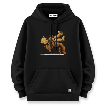 Fight Bear - Oversize Bol Kalıp Hoodie