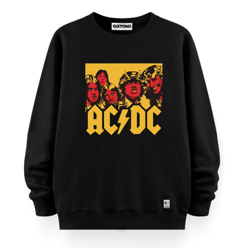 ACDC - Oversize Bol Kalıp Sweatshirt