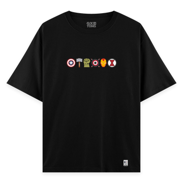 Avengers - Oversize Bol Kalıp T-shirt