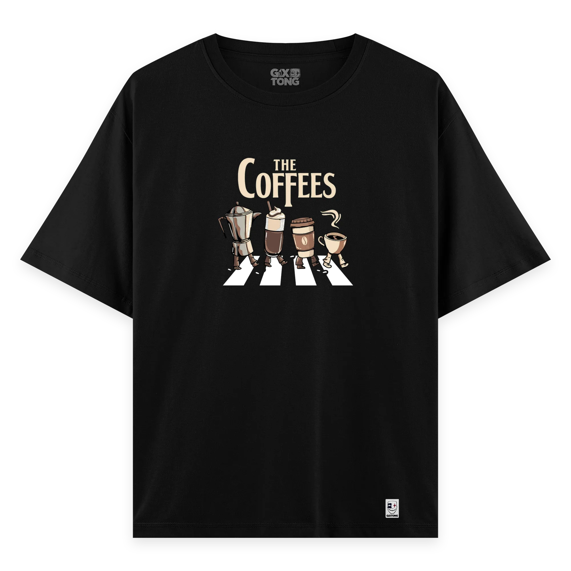 Coffee - Oversize Bol Kalıp T-shirt